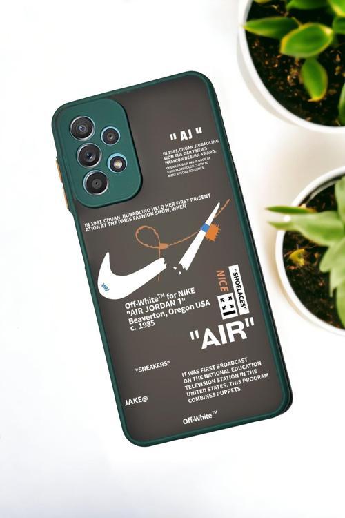 Samsung Galaxy A23 Uyumlu Air Desenli Buzlu Şeffaf Lüx Telefon Kılıfı