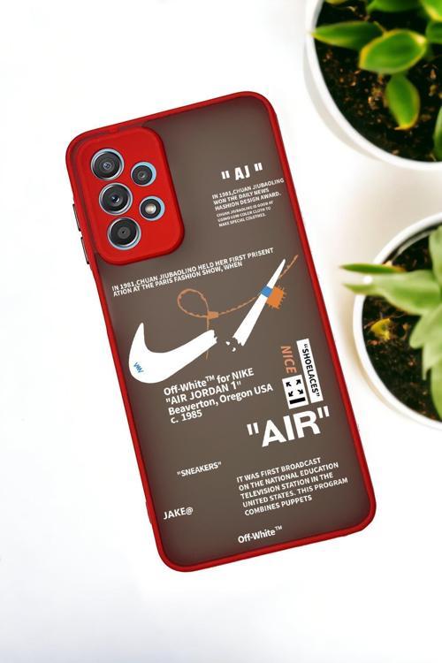 Samsung Galaxy A23 Uyumlu Air Desenli Buzlu Şeffaf Lüx Telefon Kılıfı