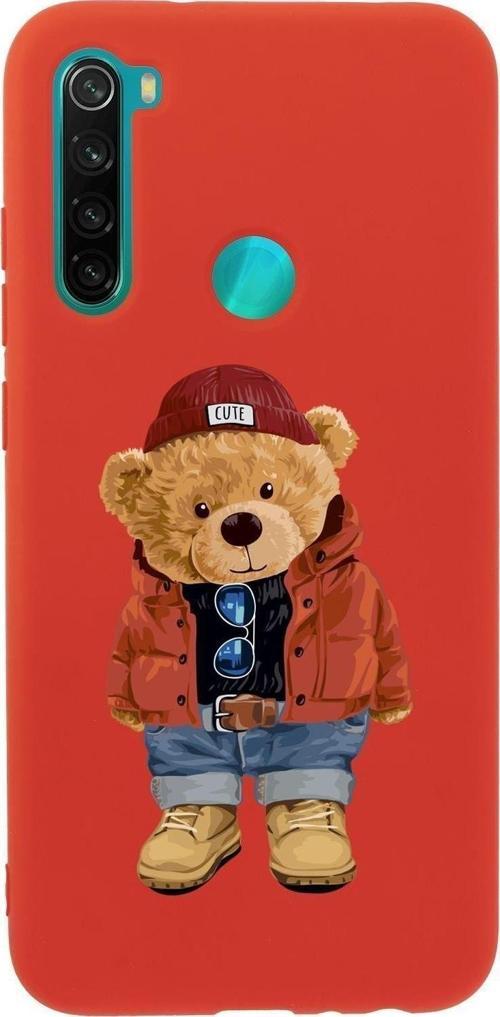 Xiaomi Redmi Note 8 Teddy Bear Premium Silikonlu Telefon Kılıfı