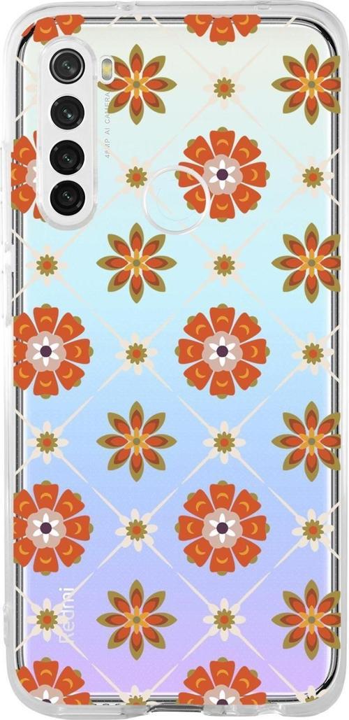 Xiaomi Redmi Note 8 Uyumlu Nostaljik Motifler Desenli Premium Şeffaf Silikon Kılıf