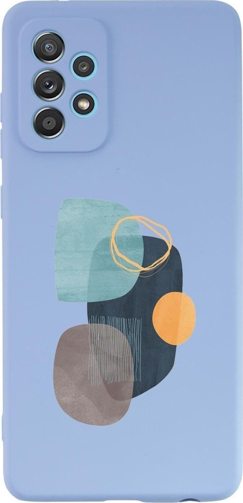 Samsung Galaxy A13 Uyumlu Wall Art Desenli Premium Silikonlu Lansman Telefon Kılıfı