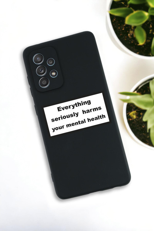 Samsung Galaxy A33 Uyumlu Everything Desenli Premium Silikonlu Lansman Telefon Kılıfı
