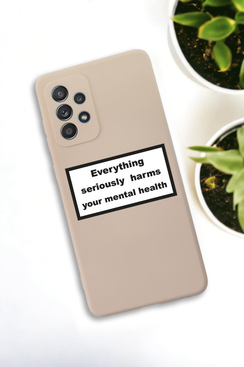 Samsung Galaxy A33 Uyumlu Everything Desenli Premium Silikonlu Lansman Telefon Kılıfı