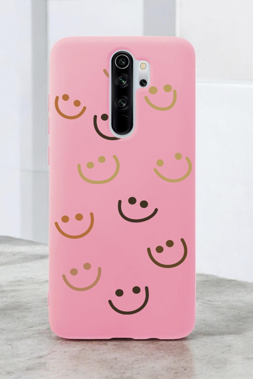 Xiaomi Redmi Note 8 Pro Uyumlu Smile Desenli Premium Silikonlu Lansman Telefon Kılıfı