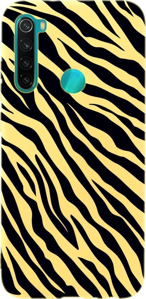 Xiaomi Redmi Note 8 Uyumlu Zebra Pattern Premium Silikonlu Telefon Kılıfı