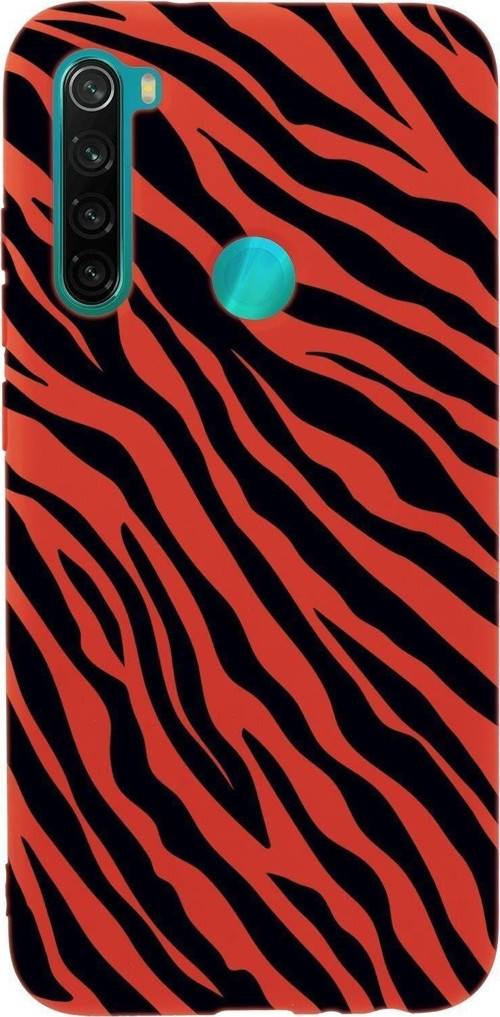 Xiaomi Redmi Note 8 Zebra Pattern Premium Silikonlu Telefon Kılıfı
