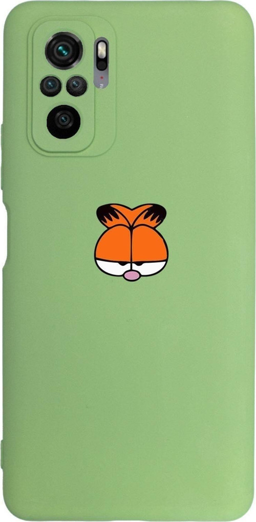 Xiaomi Redmi Note 10 Pro Max Uyumlu Garfield Desenli Premium Silikonlu Lansman Telefon Kılıfı