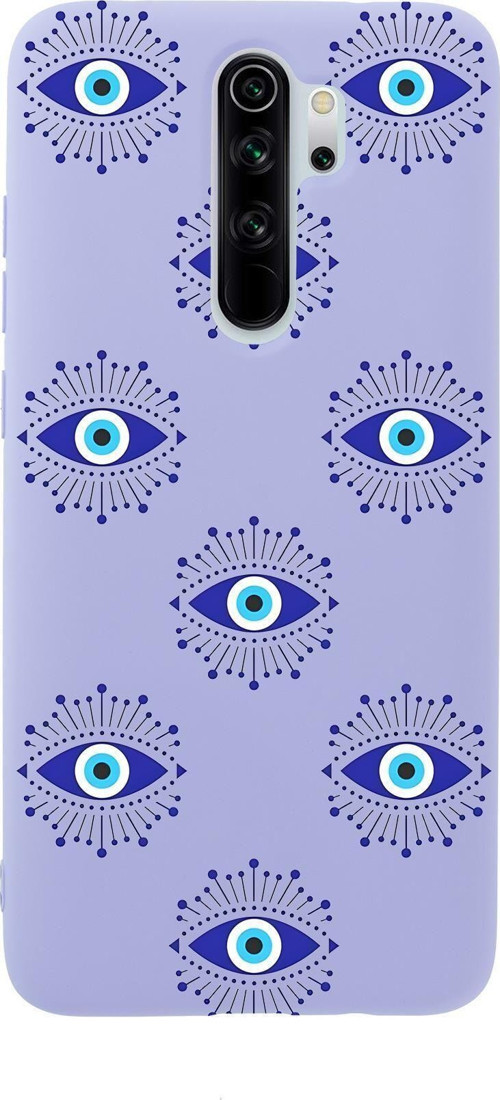 Xiaomi Redmi Note 8 Pro Uyumlu Mystic Aura Desenli Premium Silikonlu Telefon Kılıfı