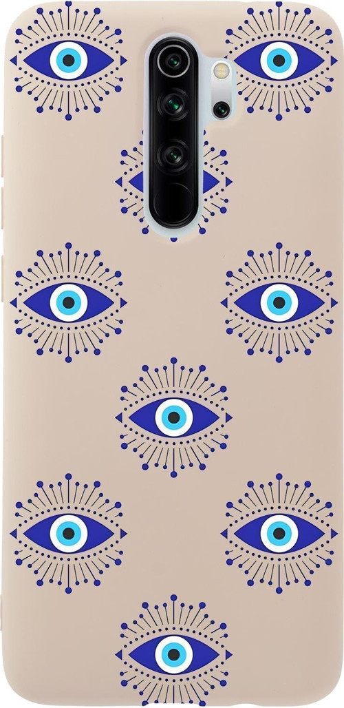 Xiaomi Redmi Note 8 Pro Uyumlu Mystic Aura Desenli Premium Silikonlu Telefon Kılıfı