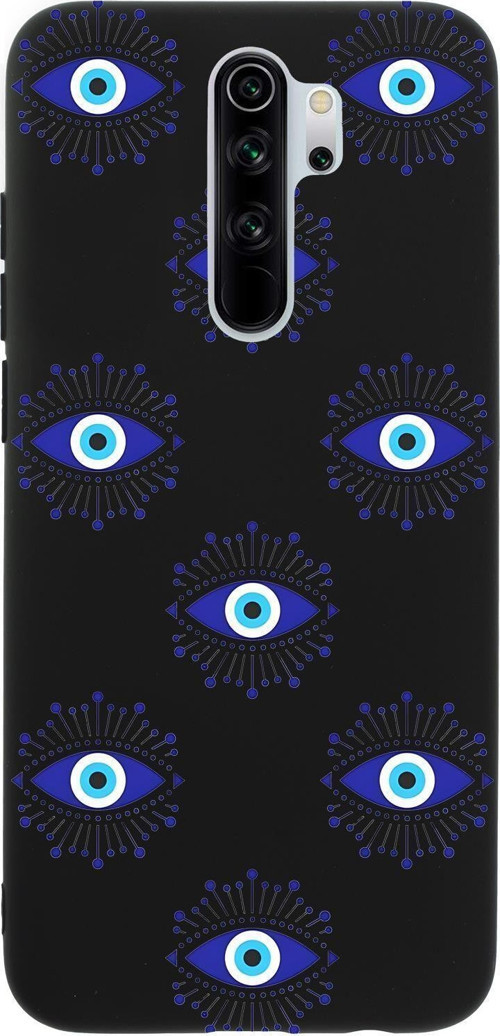 Xiaomi Redmi Note 8 Pro Uyumlu Mystic Aura Desenli Premium Silikonlu Telefon Kılıfı