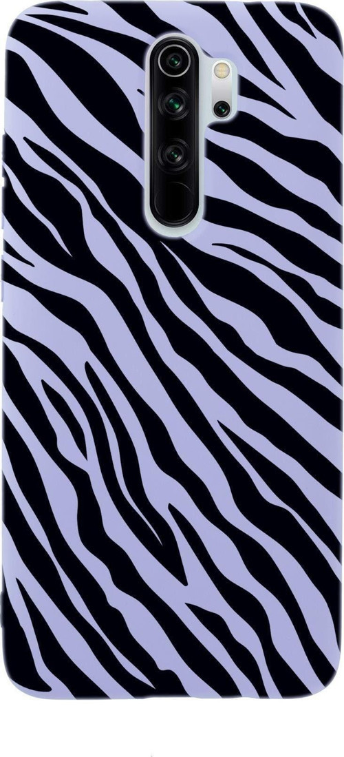 Xiaomi Redmi Note 8 Pro Uyumlu Zebra Pattern Premium Silikonlu Telefon Kılıfı