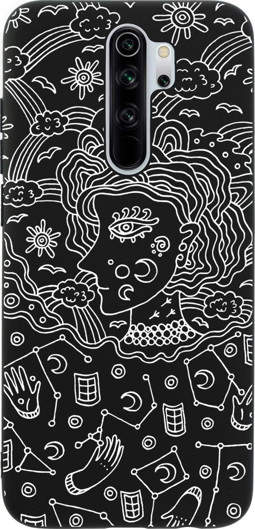 Xiaomi Redmi Note 8 Pro Art Of Astrology Premium Silikonlu Telefon Kılıfı Uyumlu