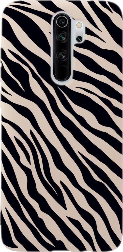 Xiaomi Redmi Note 8 Pro Zebra Pattern Premium Silikonlu Telefon Kılıfı