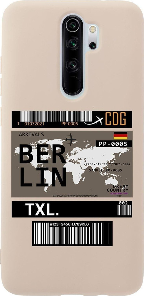 Xiaomi Redmi Note 8 Pro Berlin Premium Silikonlu Telefon Kılıfı