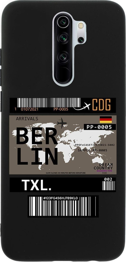 Xiaomi Redmi Note 8 Pro Berlin Premium Silikonlu Telefon Kılıfı