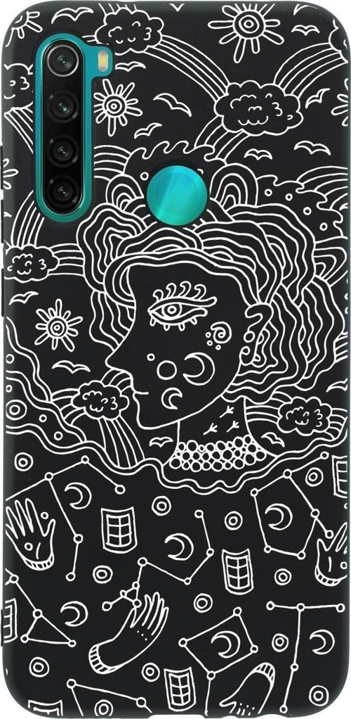 Xiaomi Redmi Note 8 Art Of Astrology Premium Silikonlu Telefon Uyumlu Kılıfı