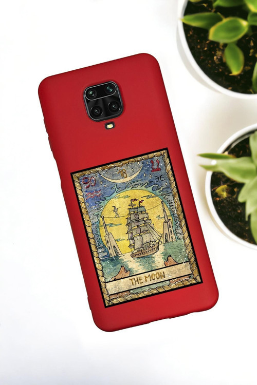 Xiaomi Redmi Note 9 Pro / Note 9S Uyumlu The Moon Desenli Premium Silikonlu Lansman Telefon Kılıfı