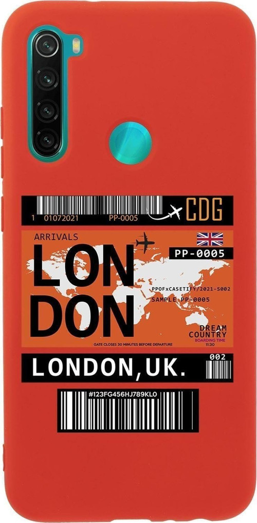Xiaomi Redmi Note 8 London Premium Silikonlu Telefon Kılıfı
