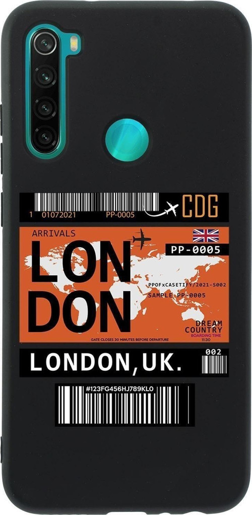 Xiaomi Redmi Note 8 London Premium Silikonlu Telefon Kılıfı