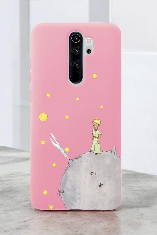 Xiaomi Redmi Note 8 Pro Uyumlu Küçük Prens Desenli Premium Silikonlu Lansman Telefon Kılıfı