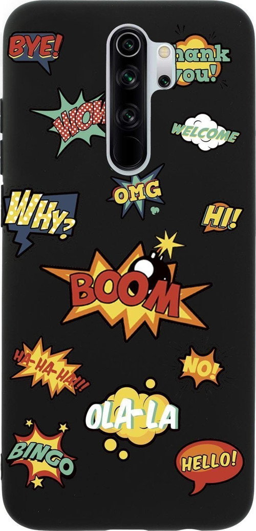 Xiaomi Redmi Note 8 Pro Stickers Desenli Premium Silikonlu Telefon Kılıfı