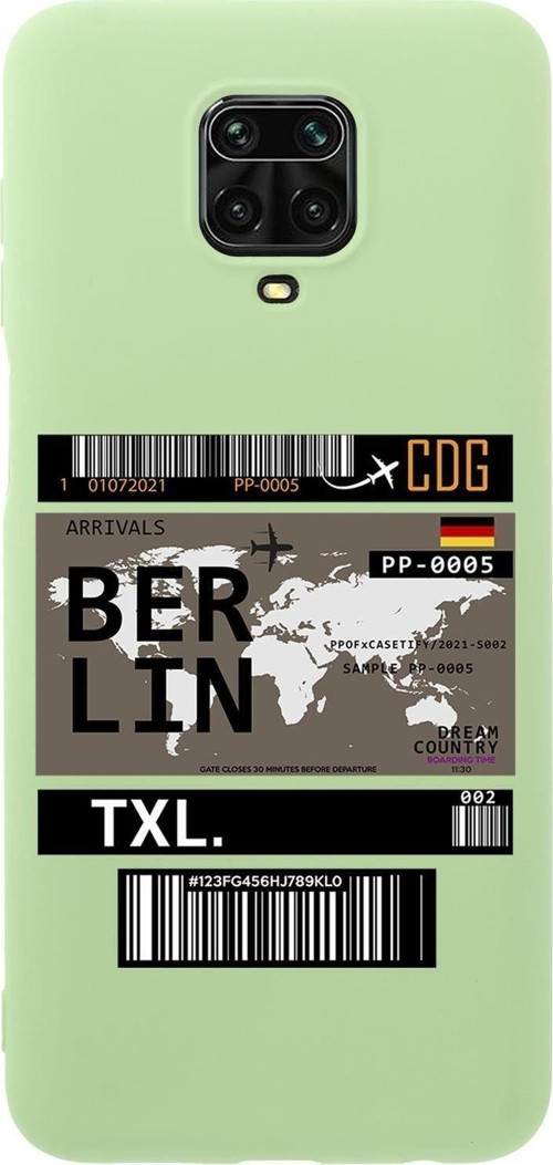 Xiaomi Redmi Note 9 Pro Berlin Premium Silikonlu Telefon Kılıfı