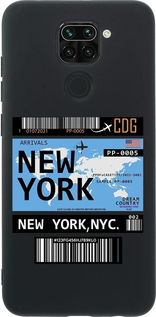 Xiaomi Redmi Note 9 New York Premium Silikonlu Telefon Kılıfı