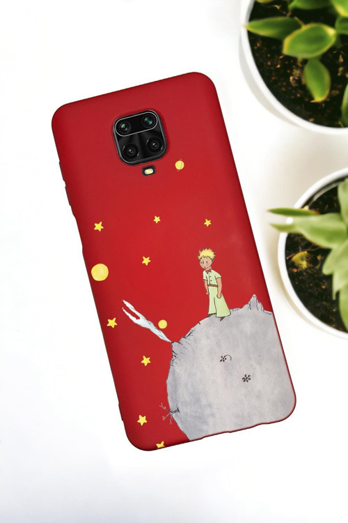 Xiaomi Redmi Note 9 Pro / Note 9S Uyumlu Küçük Prens Desenli Premium Silikonlu Lansman Telefon Kılıf