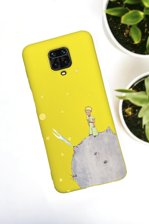Xiaomi Redmi Note 9 Pro / Note 9S Uyumlu Küçük Prens Desenli Premium Silikonlu Lansman Telefon Kılıf