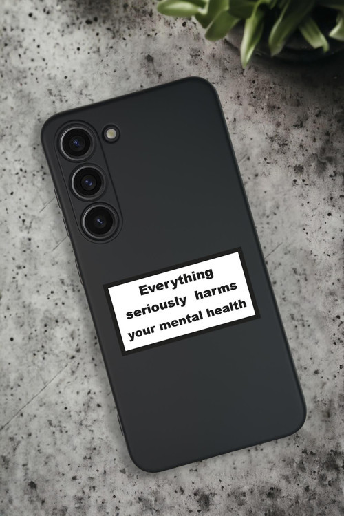 Samsung Galaxy S23 Uyumlu Everything Desenli Premium Silikonlu Lansman Telefon Kılıfı
