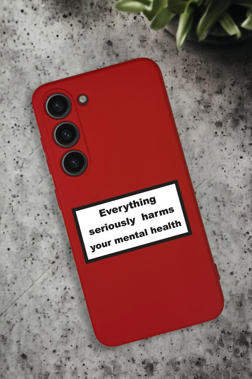 Samsung Galaxy S23 Uyumlu Everything Desenli Premium Silikonlu Lansman Telefon Kılıfı