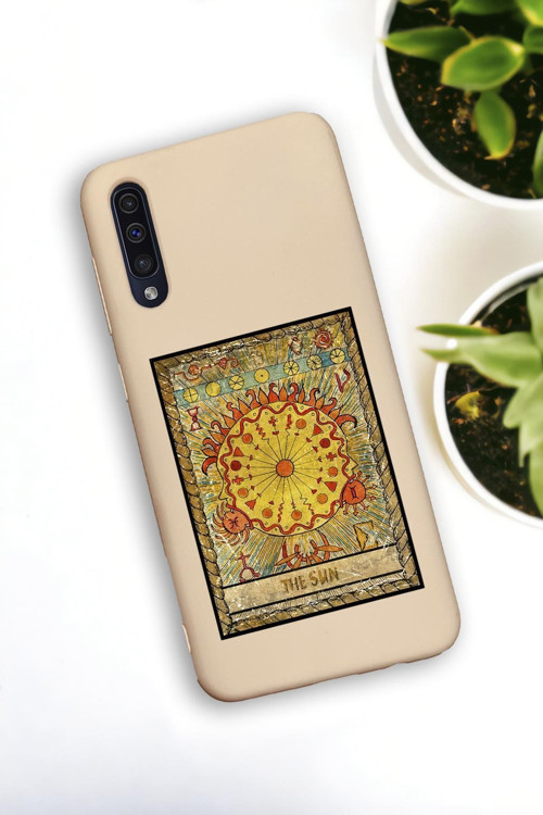 Samsung Galaxy A50 Uyumlu The Sun Deer Desenli Premium Silikonlu Lansman Telefon Kılıfı