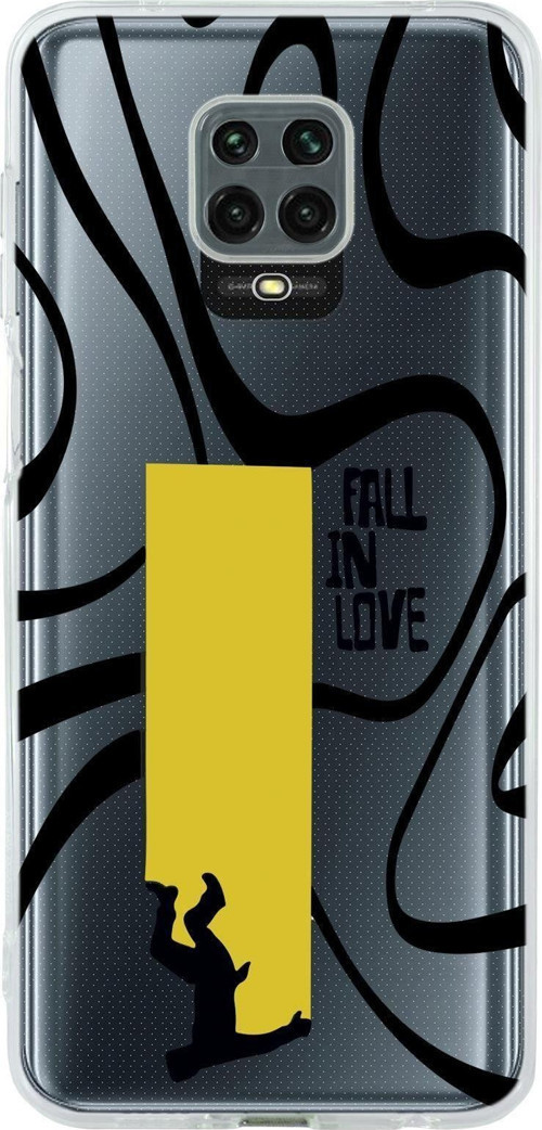 Xiaomi Redmi Note 9 Pro Fall In Love Premium Şeffaf Silikon Kılıf