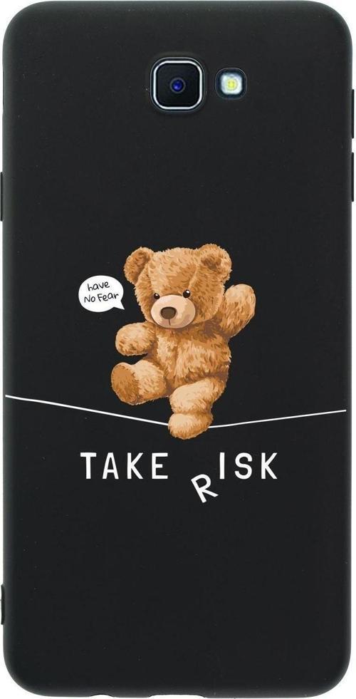 Samsung J7 Prime Take Risk Premium Silikonlu Telefon Kılıfı