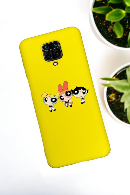 Xiaomi Redmi Note 9 Pro / Note 9S Uyumlu Powerpuff Girls Desenli Premium Silikonlu Lansman Telefon K