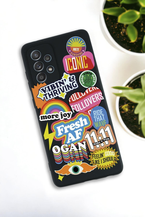 Samsung Galaxy A73 Uyumlu Fresh Desenli Premium Silikonlu Lansman Telefon Kılıfı