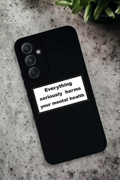 Samsung Galaxy A54 Uyumlu Everything Desenli Premium Silikonlu Lansman Telefon Kılıfı