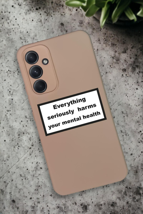 Samsung Galaxy A54 Uyumlu Everything Desenli Premium Silikonlu Lansman Telefon Kılıfı