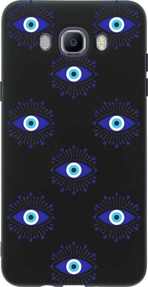Samsung J7 2016 Uyumlu Mystic Aura Desenli Premium Silikonlu Telefon Kılıfı