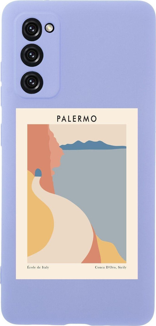 Samsung S20 Fe Palermo Premium Silikonlu Lila Telefon Kılıfı