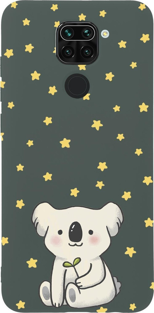 Xiaomi Redmi Note 9 Uyumlu Koala Desenli Premium Silikonlu Lansman Telefon Kılıfı