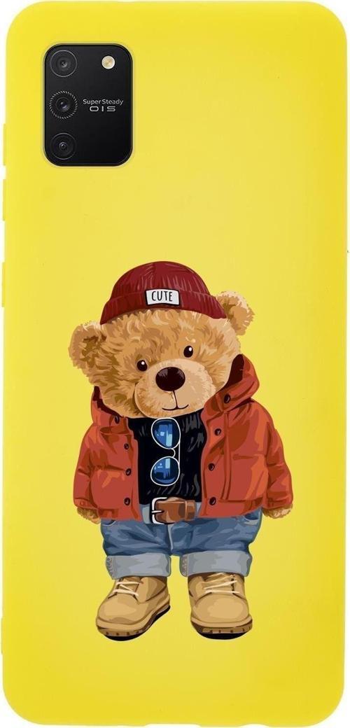 Samsung S10 Lite Teddy Bear Premium Silikonlu Telefon Kılıfı