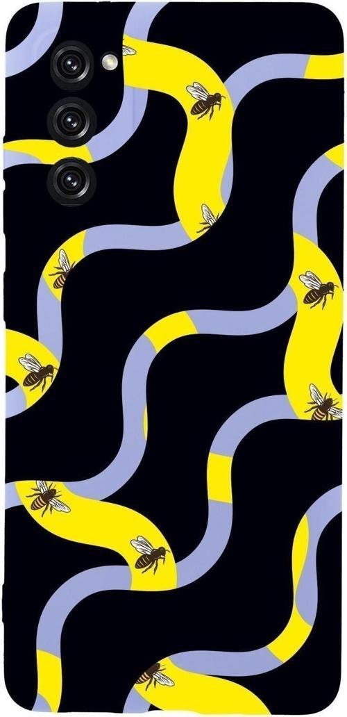 Samsung S20Fe Wavy Bee Premium Silikonlu Telefon Kılıfı