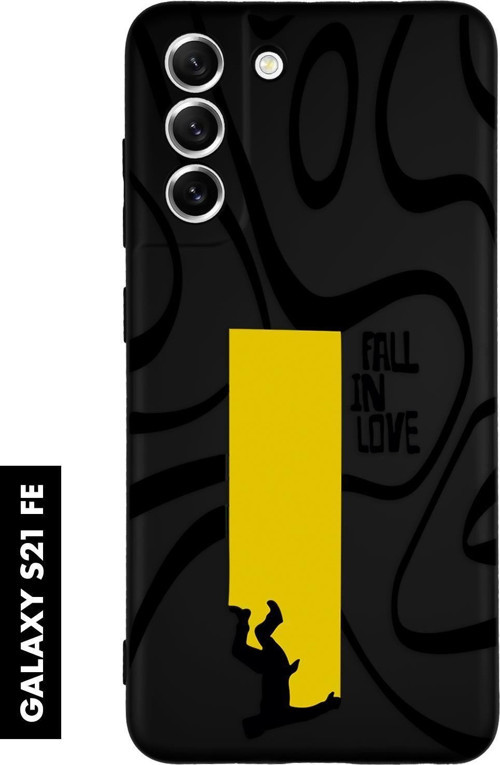 Samsung S21 Fe Uyumlu Fall In Love Desenli Premium Silikonlu Lansman Telefon Kılıfı