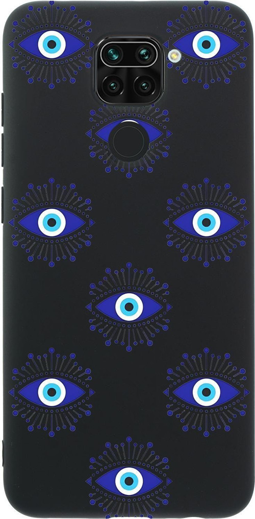 Xiaomi Redmi Note 9 Uyumlu Mystic Aura Desenli Premium Silikonlu Telefon Kılıfı