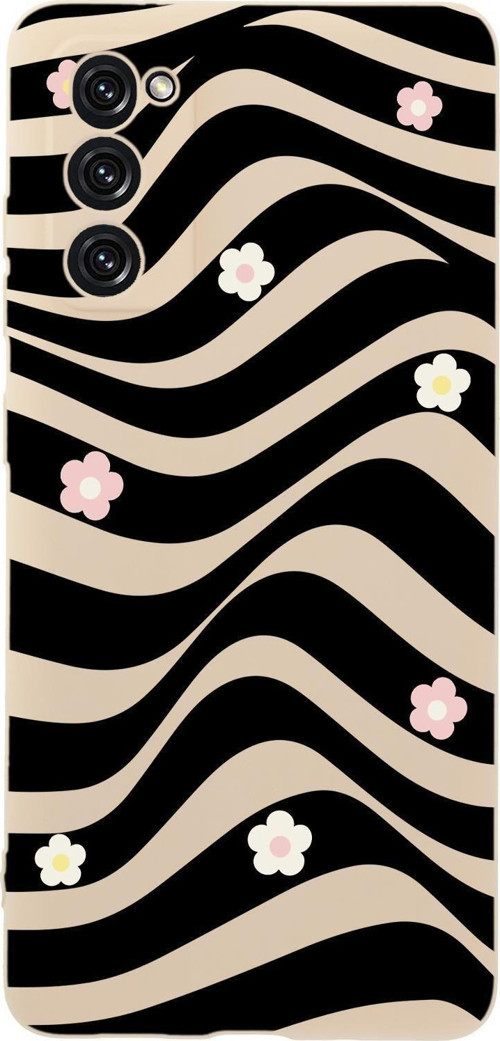 Samsung S20 Fe Uyumlu Flowers İn Illusion Premium Silikonlu Telefon Kılıfı