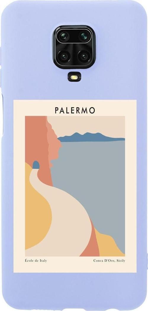 Xiaomi Redmi Note 9S Palermo Premium Silikonlu Lila Telefon Kılıfı