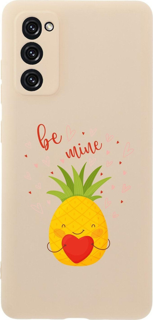Samsung S20 Fe Be Mine Premium Silikonlu Pembe Telefon Kılıfı