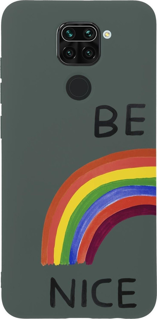 Xiaomi Redmi Note 9 Uyumlu Be Nice Desenli Premium Silikonlu Lansman Telefon Kılıfı