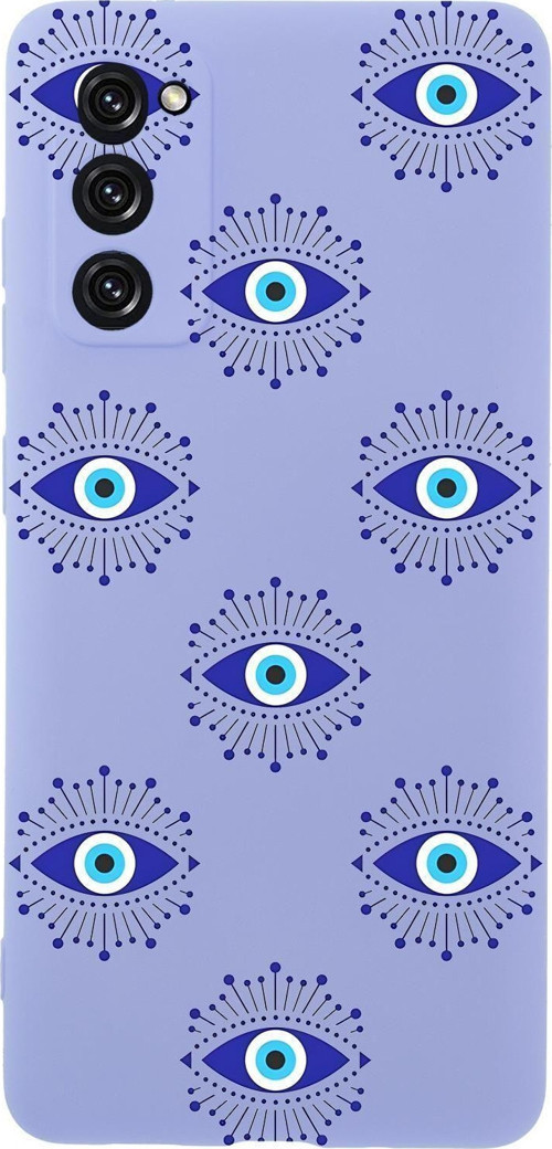 Samsung S20 Fe Uyumlu Mystic Aura Desenli Premium Silikonlu Telefon Kılıfı